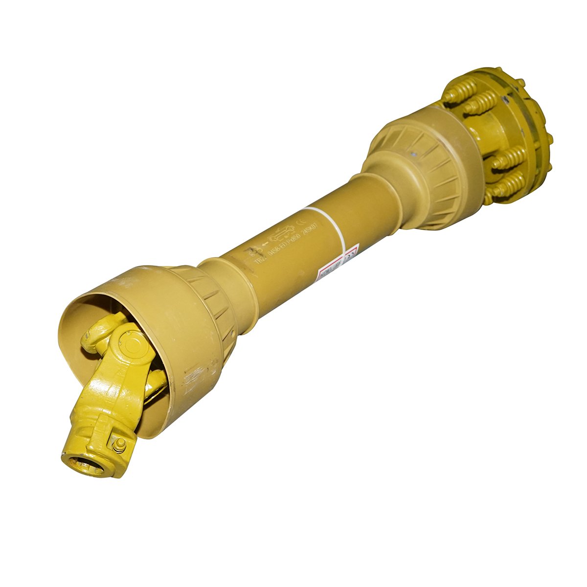 Cardan 850 mm T5 cu ambreiaj compus din 2 discuri cruce 30,2x80 (teava triunghiulara) 1 3/8 Z=6